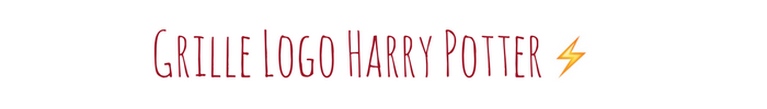 Grille Logo Harry Potter